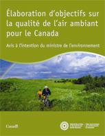 Couverture du rapport - Élaboration d'objectifs sur la qualité de l'air ambiant pour le Canada
