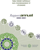 Couverture du rapport - Rapport annuel de la TRNEE - 2000-2001