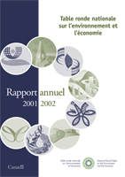 Couverture du rapport - Rapport annuel de la TRNEE - 2001-2002