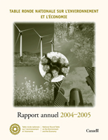 Couverture du rapport - Rapport annuel de la TRNEE - 2004-2005