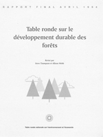 Couverture du rapport - Table ronde sur le développement durable des forêts