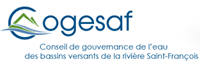 Logo - Conseil de gouvernance de l'eau des bassins versants de la rivière Saint-François (COGESAF)