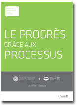 Couverture du rapport - Le progrés grâce aux processus