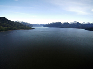 Le basin hydrologique de Skeena, C.-B. (crédit photo : Coca-Cola Canada)